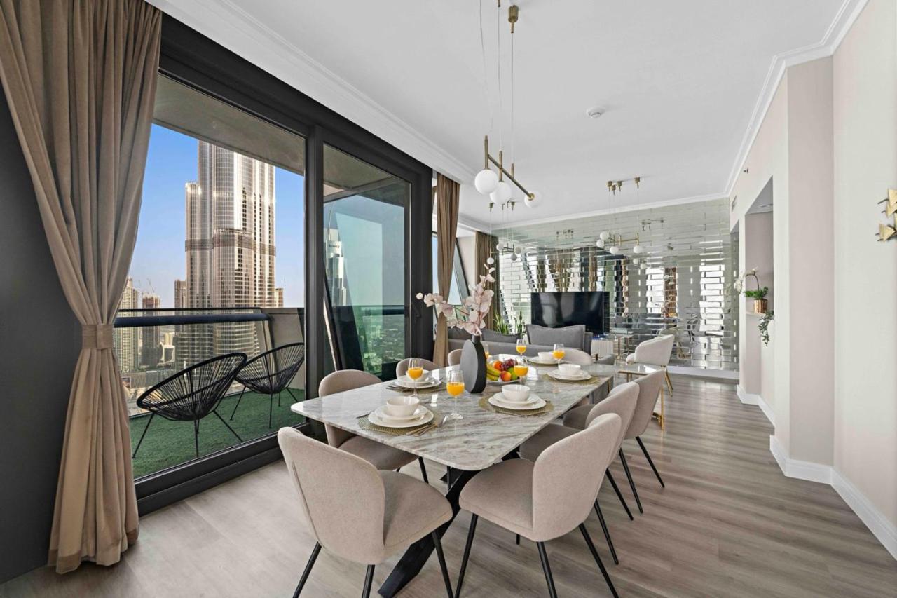 First Class 3Br With Full Burj Khalifa And Fountain View Ντουμπάι Εξωτερικό φωτογραφία