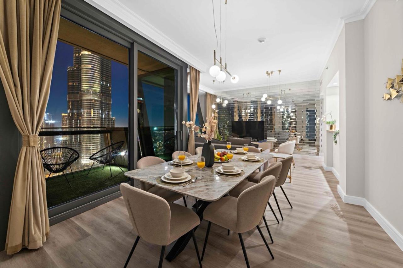 First Class 3Br With Full Burj Khalifa And Fountain View Ντουμπάι Εξωτερικό φωτογραφία