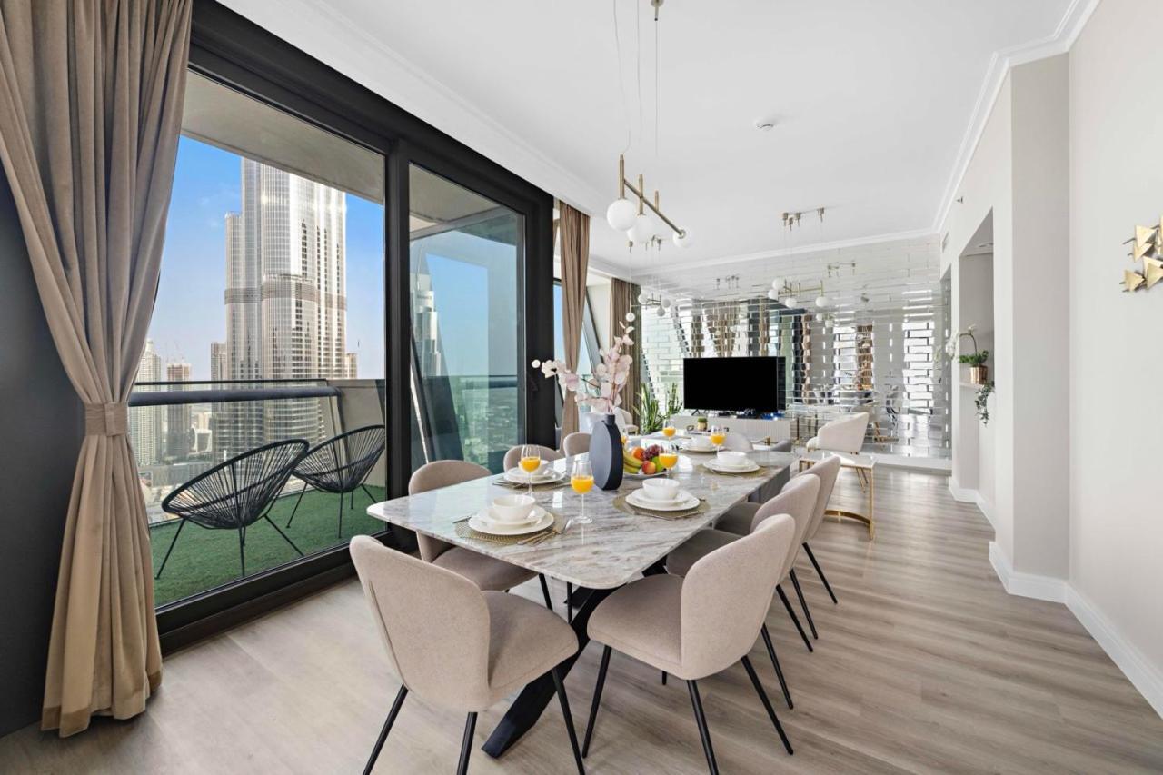First Class 3Br With Full Burj Khalifa And Fountain View Ντουμπάι Εξωτερικό φωτογραφία